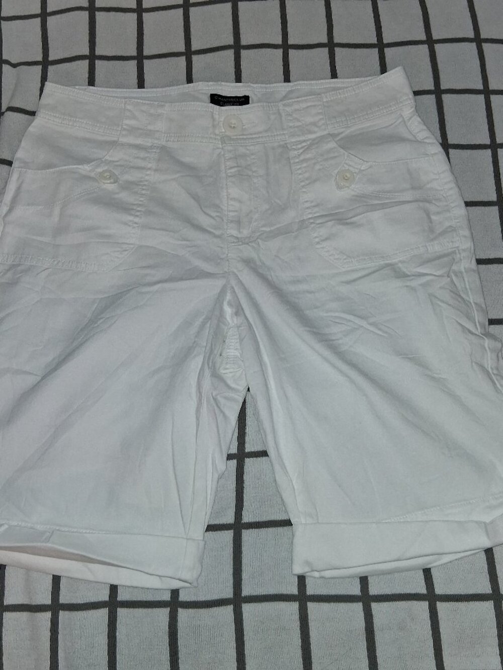 Size 12 Charter Club Classic Fit White Shorts
